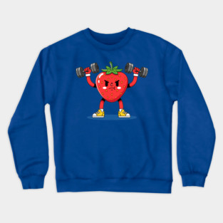 Sweaty Strawberry Fitness Crewneck Sweatshirt