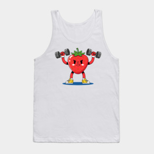 Sweaty Strawberry Fitness Tank Top