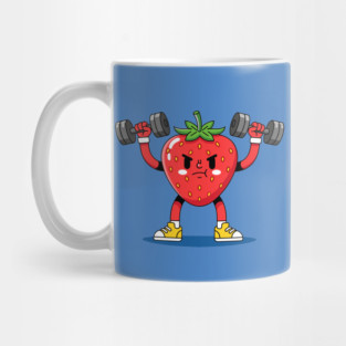 Sweaty Strawberry Fitness Mug