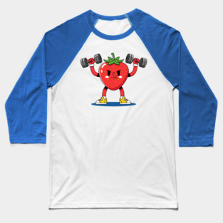 Sweaty Strawberry Fitness Baseball T-Shirt