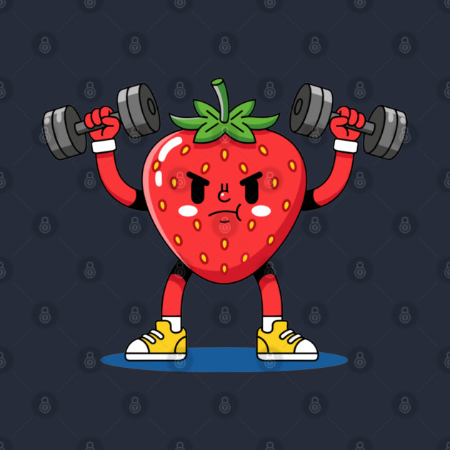Sweaty Strawberry Fitness by enrynz