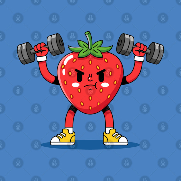 Sweaty Strawberry Fitness by enrynz