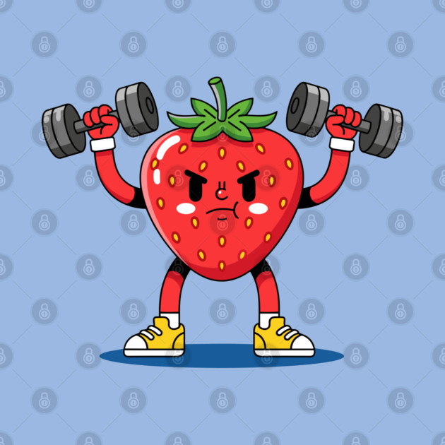 Sweaty Strawberry Fitness by enrynz