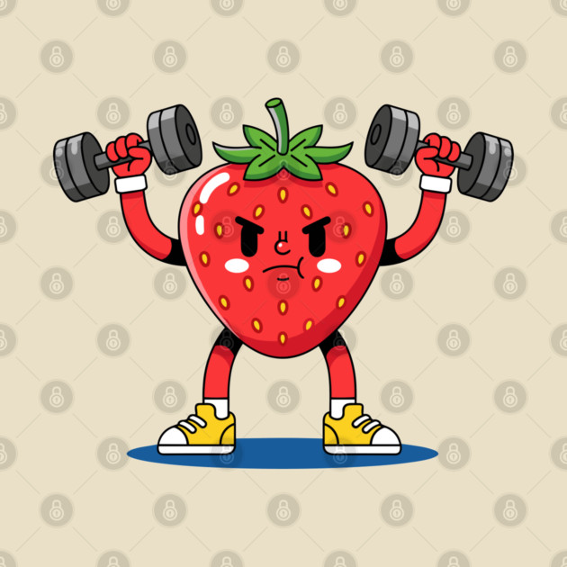Sweaty Strawberry Fitness by enrynz