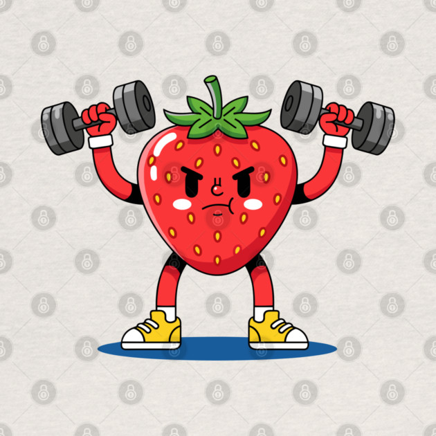Sweaty Strawberry Fitness by enrynz