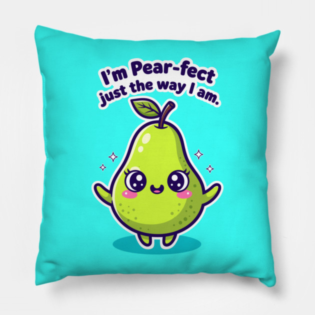 Pear-fectly Adorable Pear Pillow by enrynz