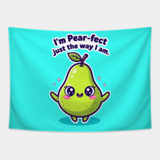 Pear-fectly Adorable Pear Tapestry