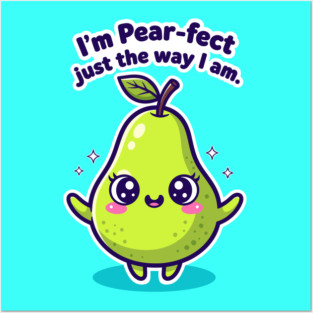 Pear-fectly Adorable Pear Posters and Art