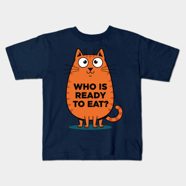 Hungry Cat Meme Kids T-Shirt by enrynz