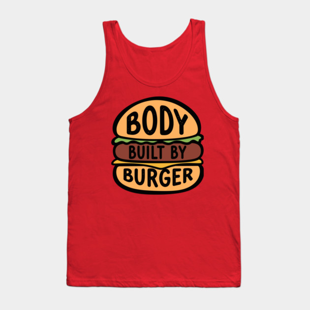 Body Built By Burger Tank Top by enrynz