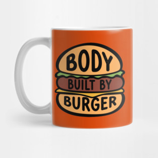 Body Built By Burger Mug