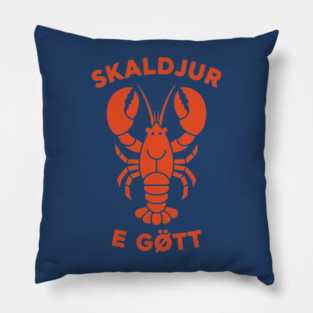 Lobster Love - Skaldjur E Gott Pillow