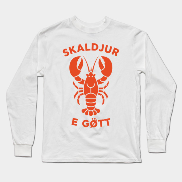 Lobster Love - Skaldjur E Gott Long Sleeve T-Shirt by enrynz