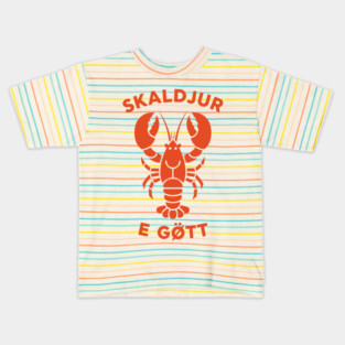 Lobster Love - Skaldjur E Gott Kids T-Shirt