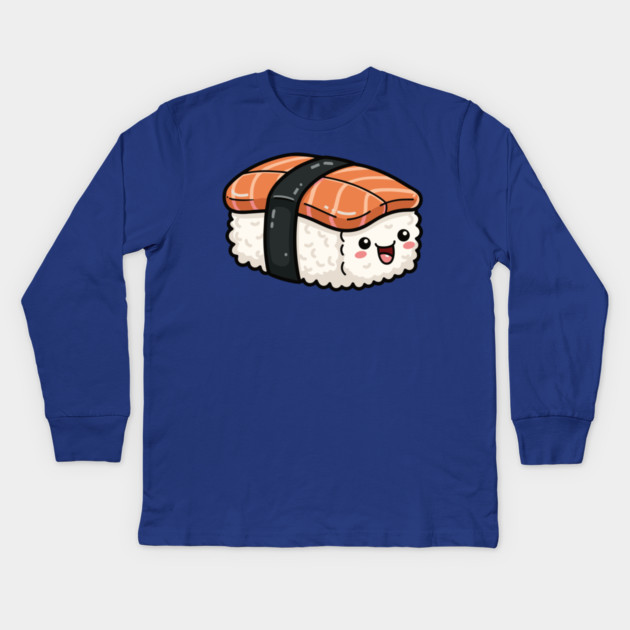 Kawaii Nigiri Kids Long Sleeve T-Shirt by enrynz
