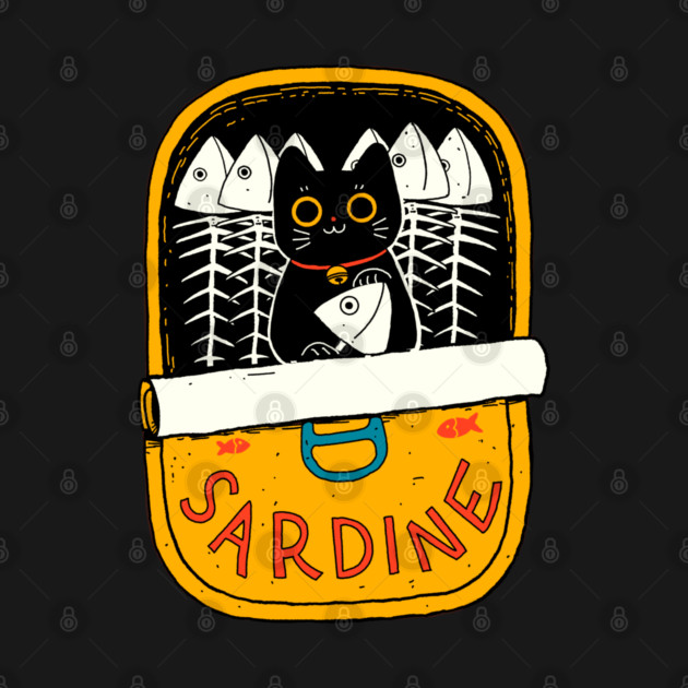 Sardine and cat by ppmid