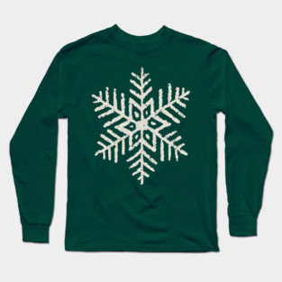 Vintage Snowflake Long Sleeve T-Shirt