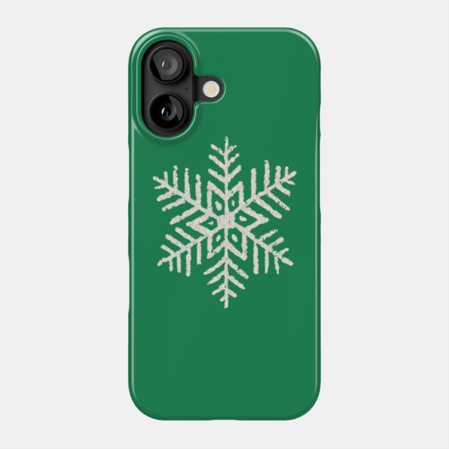 Vintage Snowflake Phone Case by Creatifly Graphic Tees