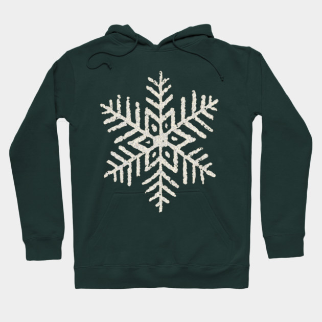 Vintage Snowflake Hoodie by Creatifly Graphic Tees