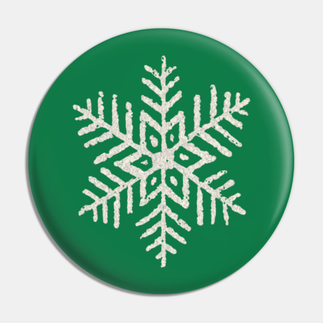 Vintage Snowflake Pin by Creatifly Graphic Tees