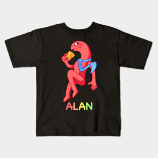 Alan Smiling Friends Kids T-Shirt