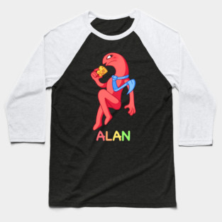 Alan Smiling Friends Baseball T-Shirt