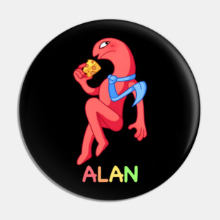 Alan Smiling Friends Pin