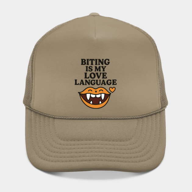 Biting is My Love Language Funny Design by langedu