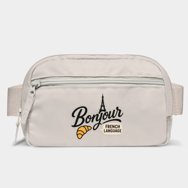 Bonjour French Language Saying Teacher Student Men Women Girls Kids by langedu