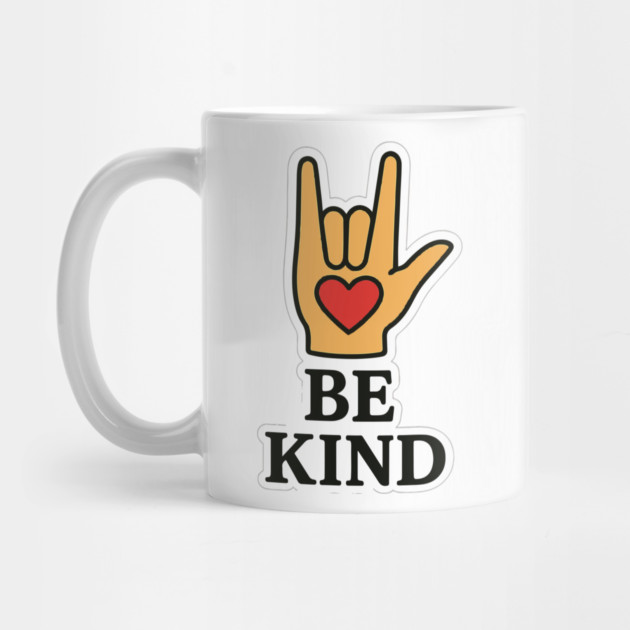 Be Kind Sign Language Hand Talking Teachers Interpreter ASL Men Women by langedu