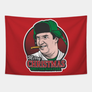 “Merry Christmas – Shitter Was Full” Tapestry