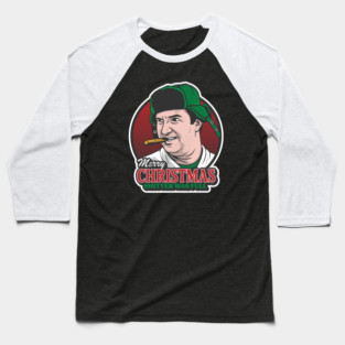 “Merry Christmas – Shitter Was Full” Baseball T-Shirt