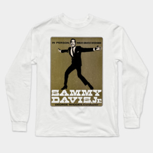 Vintage Sammy Davis Jr poster Long Sleeve T-Shirt