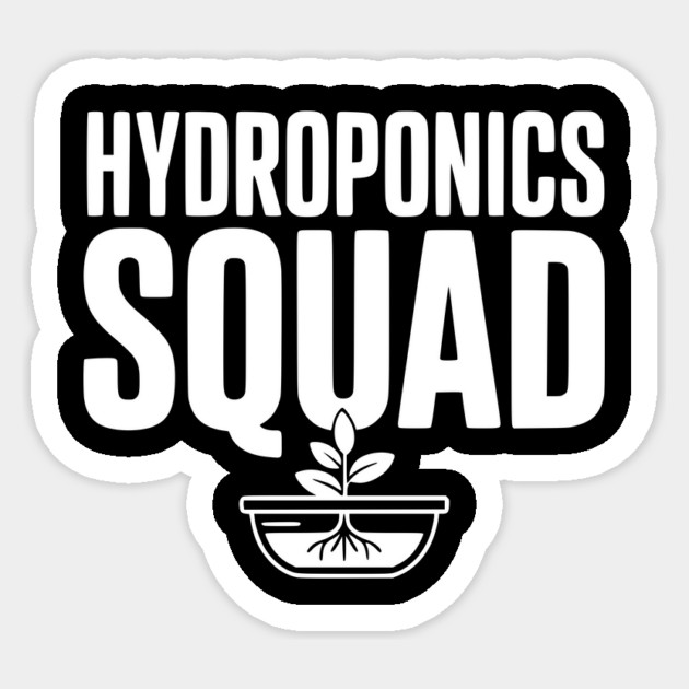 Hydroponics Squad Sticker by Frank Ring