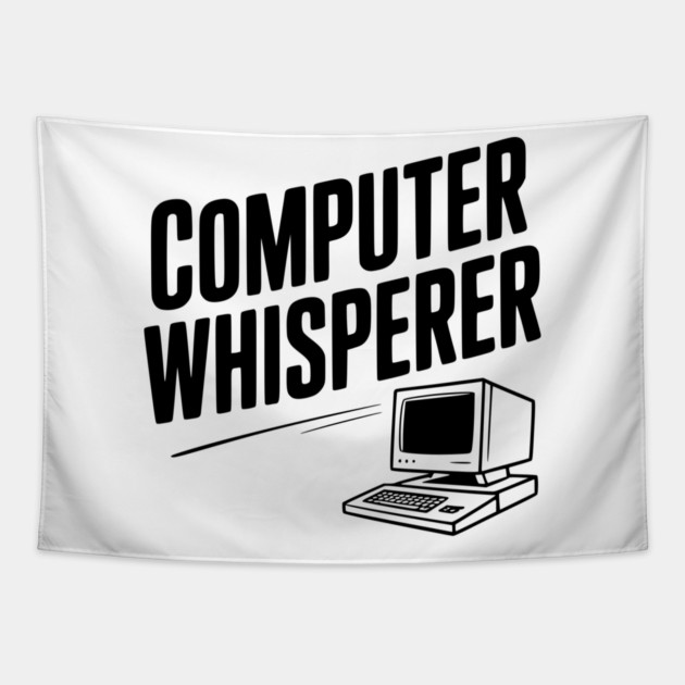 Computer Whisperer Tapestry by Frank Ring