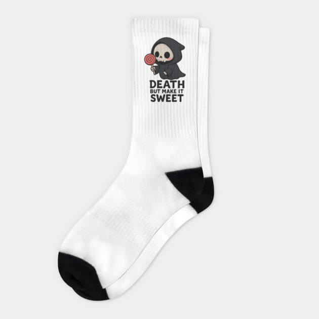 Death but make it sweet Socks by Demian Stipatio