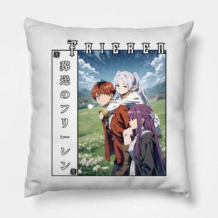Anime Elf Sorceress – Fantasy Magic Girl Illustration Pillow