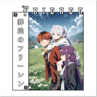 Anime Elf Sorceress – Fantasy Magic Girl Illustration Posters and Art