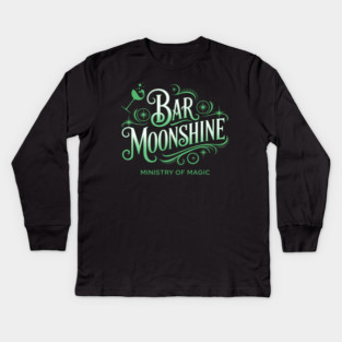 Bar Moonshine Orlando Florida Theme Park Lounge Kids Long Sleeve T-Shirt