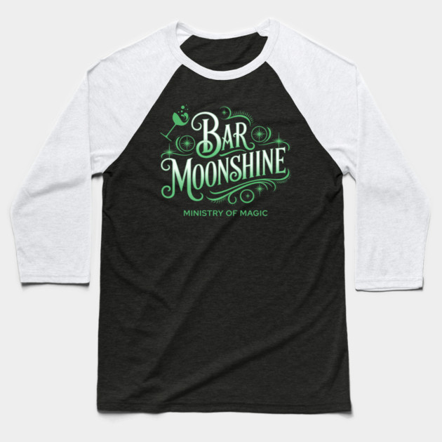 Bar Moonshine Orlando Florida Theme Park Lounge Baseball T-Shirt by Joaddo
