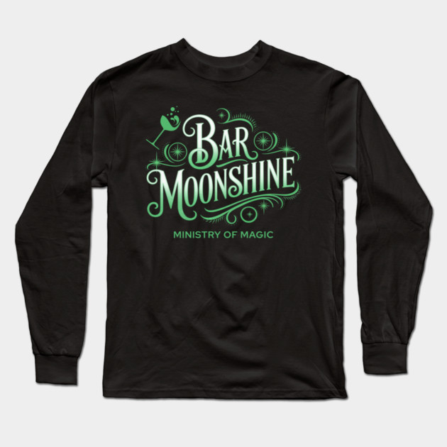 Bar Moonshine Orlando Florida Theme Park Lounge Long Sleeve T-Shirt by Joaddo