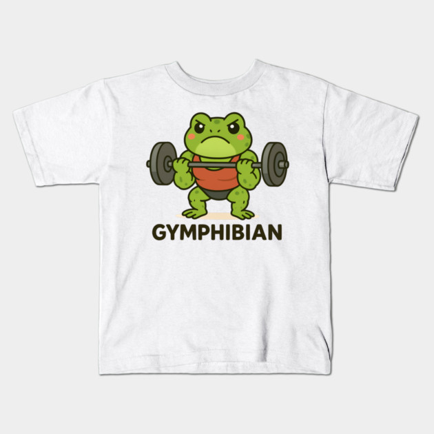 Gymphibian Kids T-Shirt by Demian Stipatio