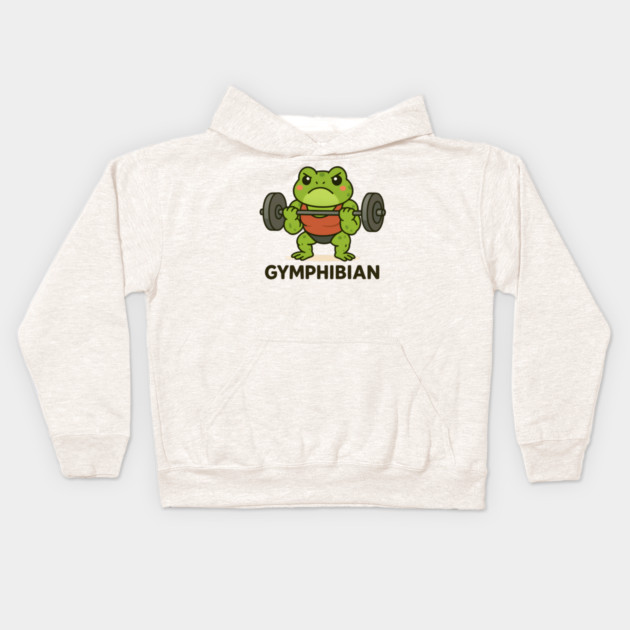 Gymphibian Kids Hoodie by Demian Stipatio