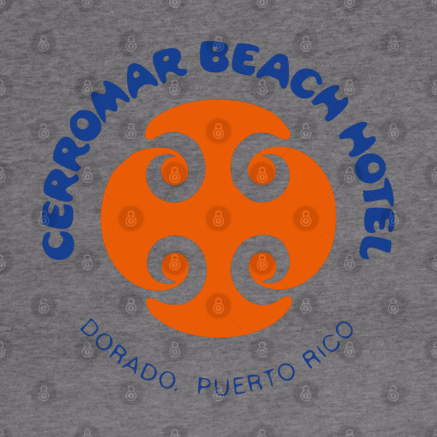 Vintage Puerto Rico Travel Sticker Cerromar Beach Hotel Dorado Puerto Rico Vintage Travel Retro Luggage Label Caribbean Resort by Yesteeyear