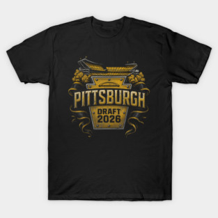 Steel City Grit: Pittsburgh Draft 2026 T-Shirt
