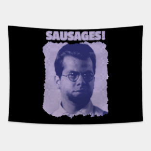 Love and Sausages Halftone Tapestry