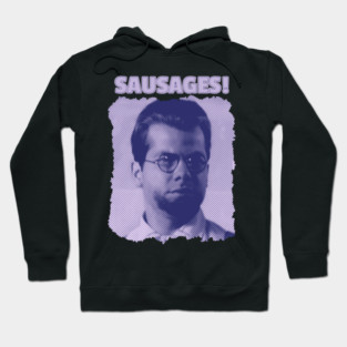 Love and Sausages Halftone Hoodie
