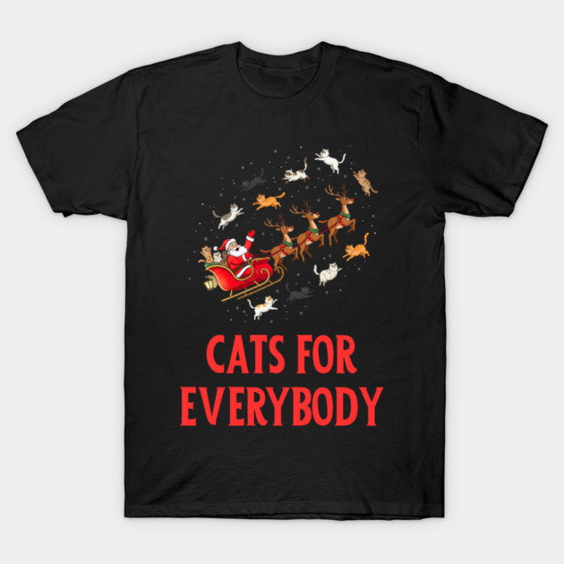 Cats For Everybody T-Shirt by Creatifly Graphic Tees