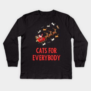 Cats For Everybody Kids Long Sleeve T-Shirt
