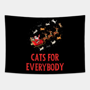 Cats For Everybody Tapestry